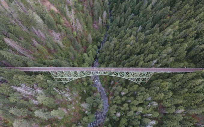 bridge aerial view wallpaper background