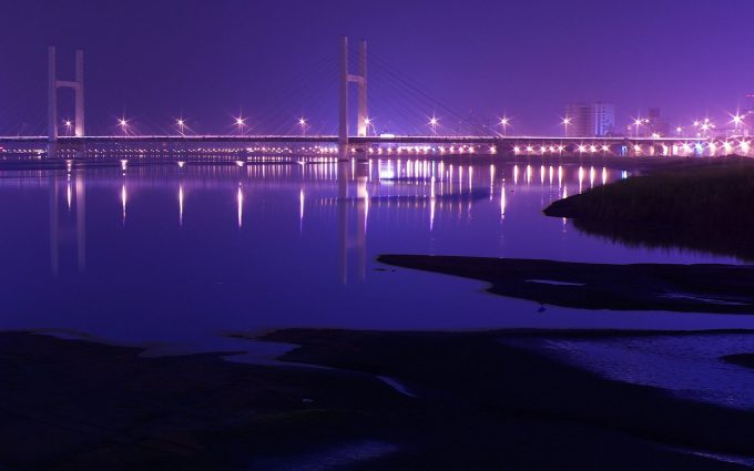 bridge at night wallpaper background