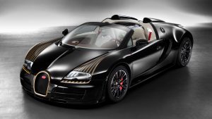 Bugatti Veyron Black Wallpaper Background
