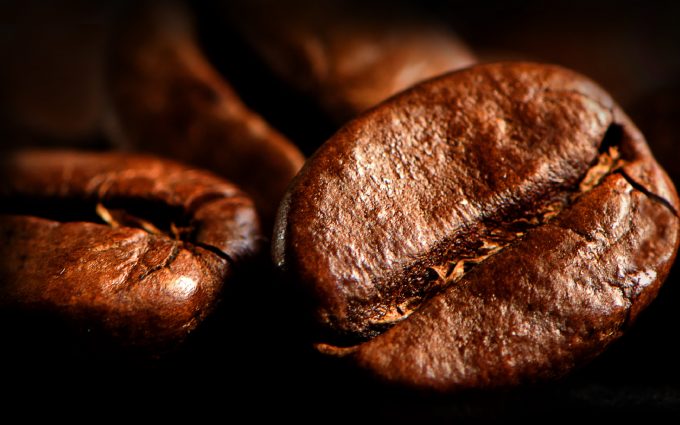 coffee bean close up wallpaper background