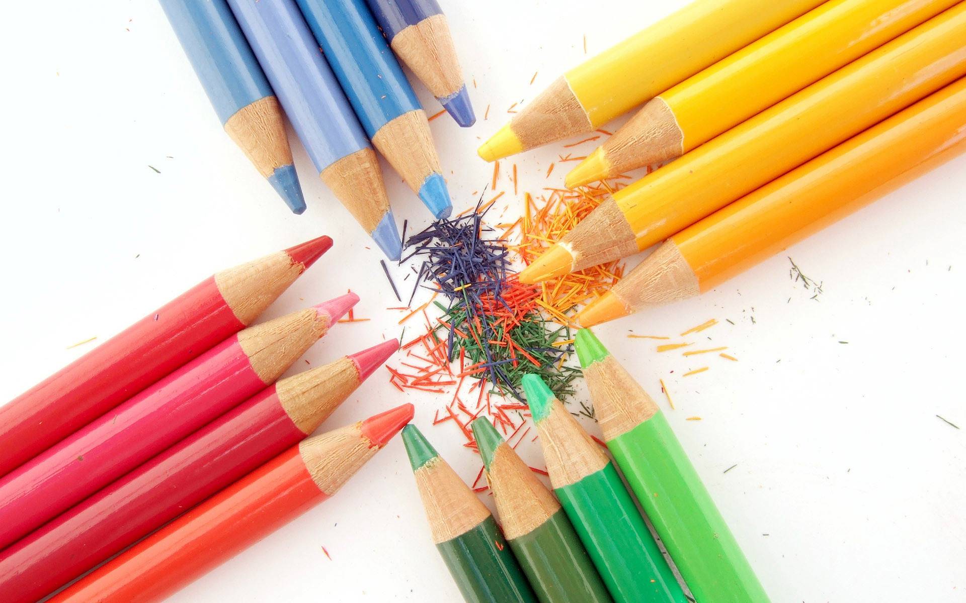 colored pencils wallpaper background