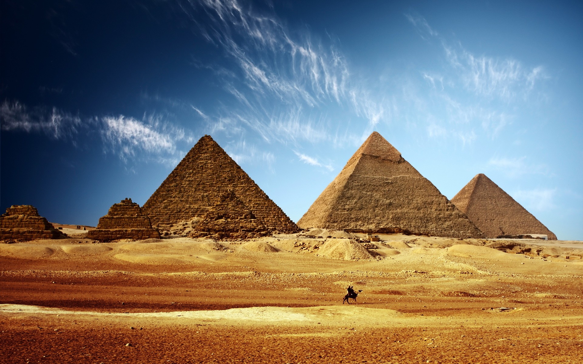 egyptian pyramids wallpaper background