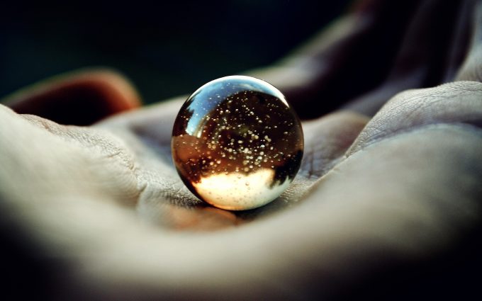 glass marble close up wallpaper background