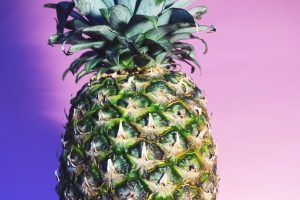 green pineapple wallpaper background