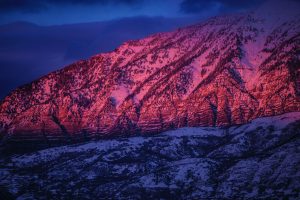 Mountain Sunset 4K Wallpaper