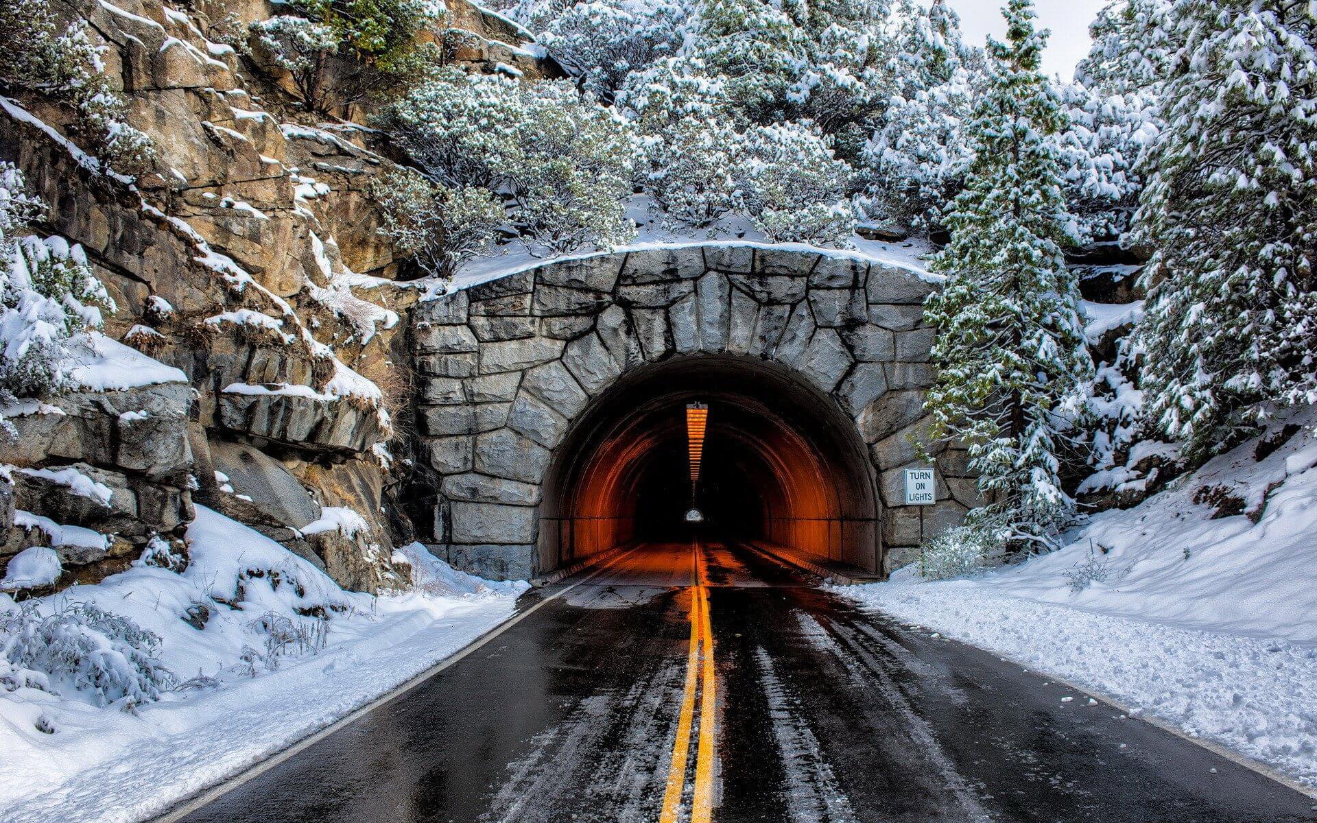 road tunnel wallpaper background
