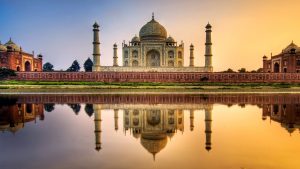Taj Mahal Reflection Wallpaper